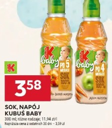 Sok, napój Kubuś Baby