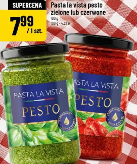 Pasta la vista pesto zielone lub czerwone