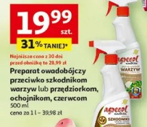 Preparat owadobójczy przeciwko szkodnikom warzyw lub przędziorkom, choinkom, czerwcom Agrecol