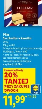 Pilos Ser cheddar w kawałku