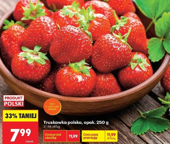 Truskawka polska, opak. 250 g