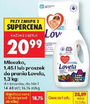 Mleczko, 1,45 l lub proszek do prania Lovela