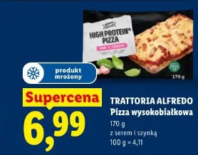 Trattoria Alfredo Pizza wysokobiałkowa