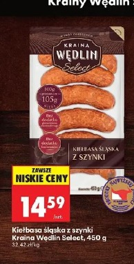 Kiełbasa śląska z szynki Kraina Wędlin Select