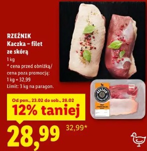 Rzeźnik Kaczka – filet ze skórą