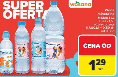 Woda mineralna Mama i Ja