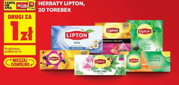 Herbaty Lipton, 20 torebek