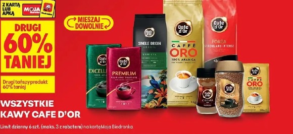 Wszystkie kawy Cafe d'Or