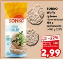 Sonko Wafle ryżowe różne rodzaje