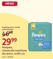 Pampers, chusteczki nawilżane dla dzieci, 4x80 szt.