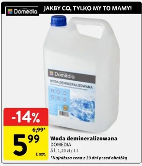 Woda demineralizowana DOMEDIA