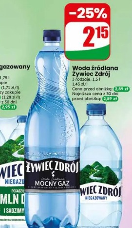 Woda źródlana Żywiec Zdrój