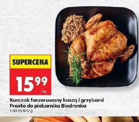 Kurczak faszerowany kaszą i grzybami Prosto do piekarnika Biedronka