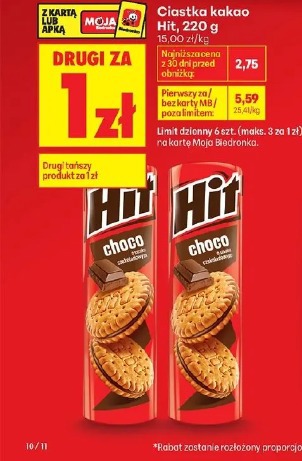Ciastka kakao Hit