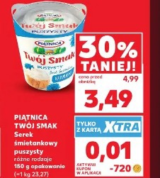 Piątnica Twój Smak Serek śmietankowy puszysty