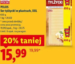 Pilos Ser tyłycki w plastrach, XXL
