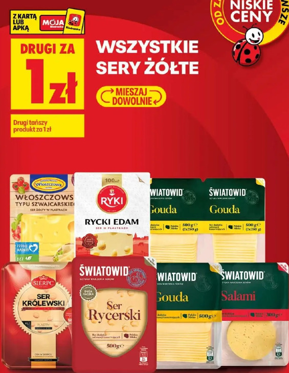 Wszystkie sery żółte