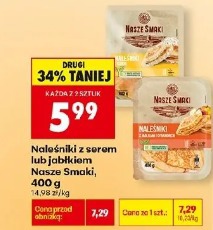 Naleśniki z serem lub jabłkiem Nasze Smaki