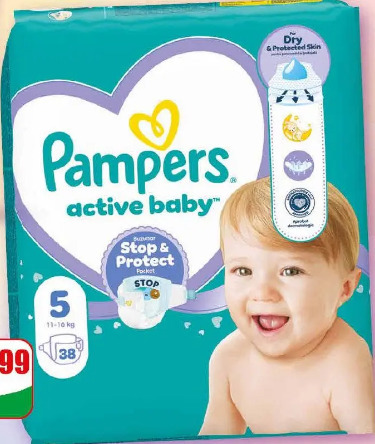 Pieluchy Active Baby Pampers