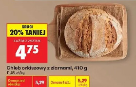Chleb orkiszowy z ziarnami