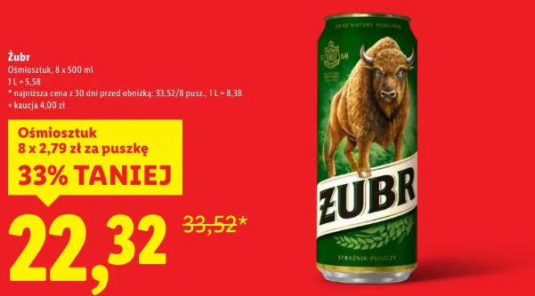 Żubr piwo