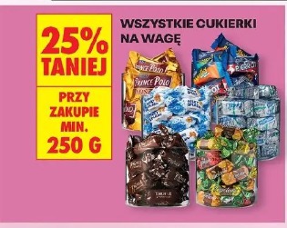 Wszystkie cukierki na wagę