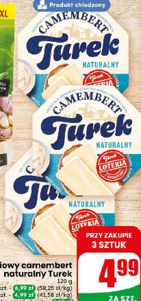 Ser pleśniowy camembert naturalny Turek