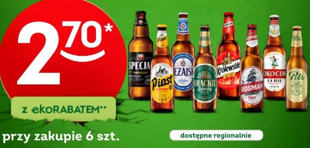 Piwo przy zakupie 6 szt.