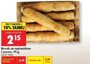 Borek ze szpinakiem i serem