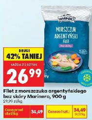 Filet z morszczuka argentyńskiego bez skóry Marinero
