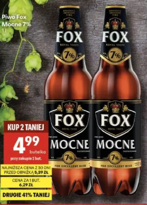 Piwo Fox Mocne 7%