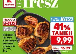 Podudzie lub udo z polskiego kurczaka w marynacie grillowej