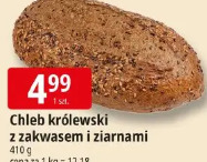 Chleb królewski z zakwasem i ziarnami