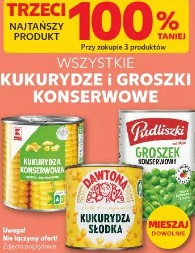 Wszystkie kukurydze i groszki konserwowe