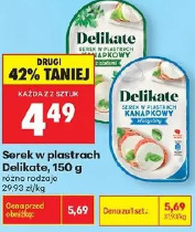 Serek w plastrach Delikate