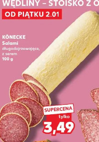 Könecke Salami długodojrzewające, z serem