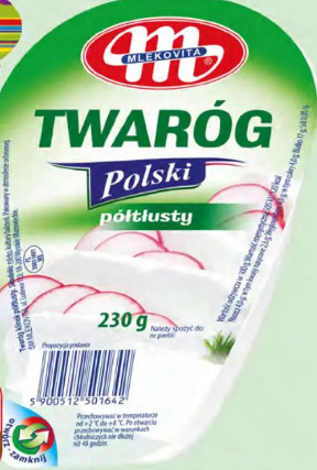Twaróg półtłusty Mlekovita
