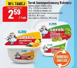 Serek homogenizowany Rolmlecz