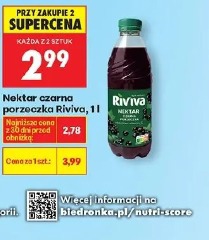 Nektar czarna porzeczka Riviva, 1 l