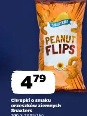 Chrupki o smaku orzeszków ziemnych SnaXters