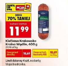 Kiełbasa Krakowska Kraina Wędlin