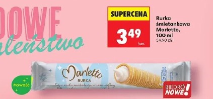 Rurka śmietankowa Marletto