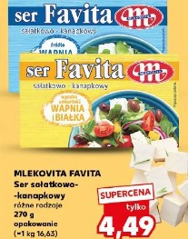 Mlekovita Favita Ser sałatkowo-kanapkowy