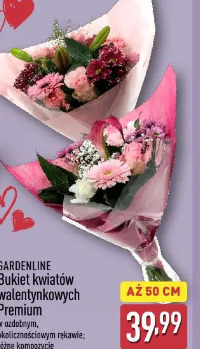 Bukiet kwiatów walentynkowych