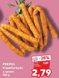 Pekpol Frankfurterki z serem