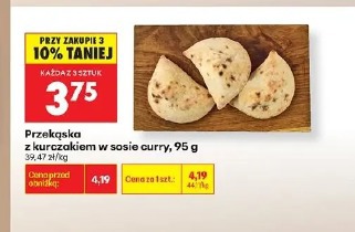 Przekąska z kurczakiem w sosie curry