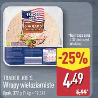Trader Joe's Wrapy wieloziarniste