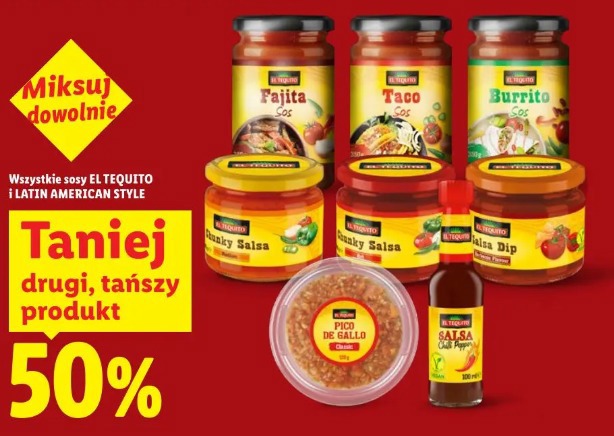 Wszystkie sosy El Tequito i Latin American Style