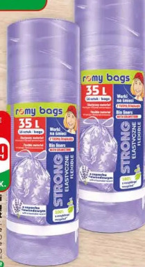Worki na śmieci zapachowe z taśmą Rymoplast
