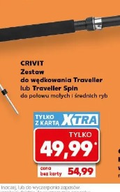 Crivit Zestaw do wędkowania Traveller lub Traveller Spin